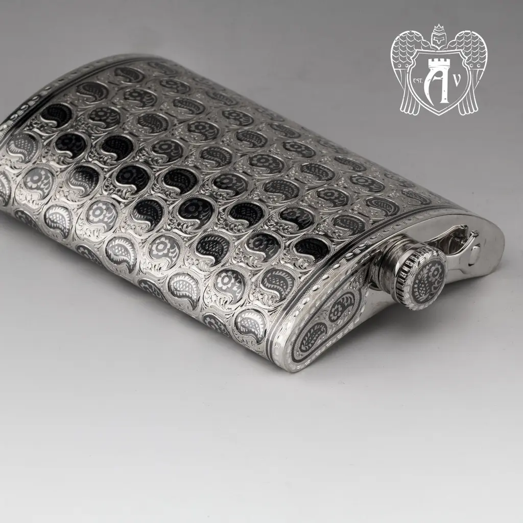 Серебряная фляжка «Эстет» - фото 4