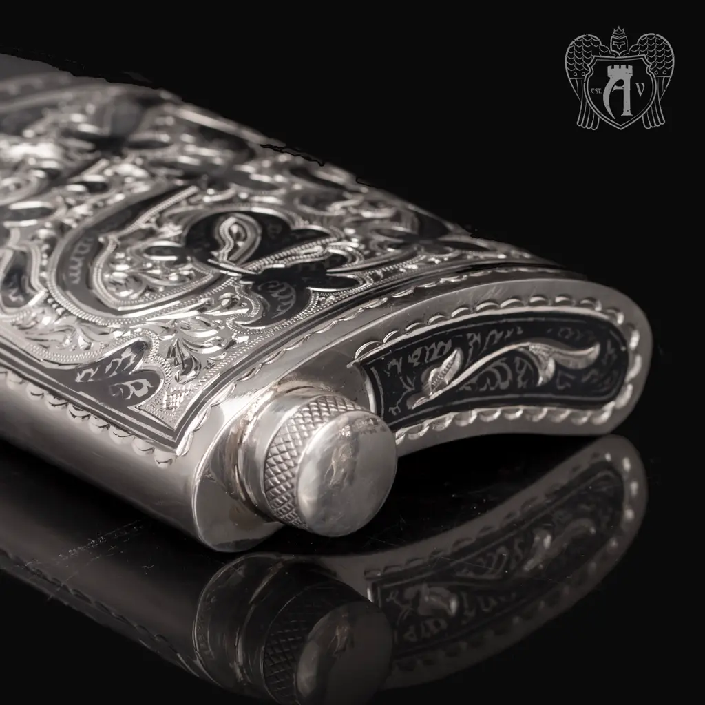 Серебряная фляжка «Мархарай» - фото 3