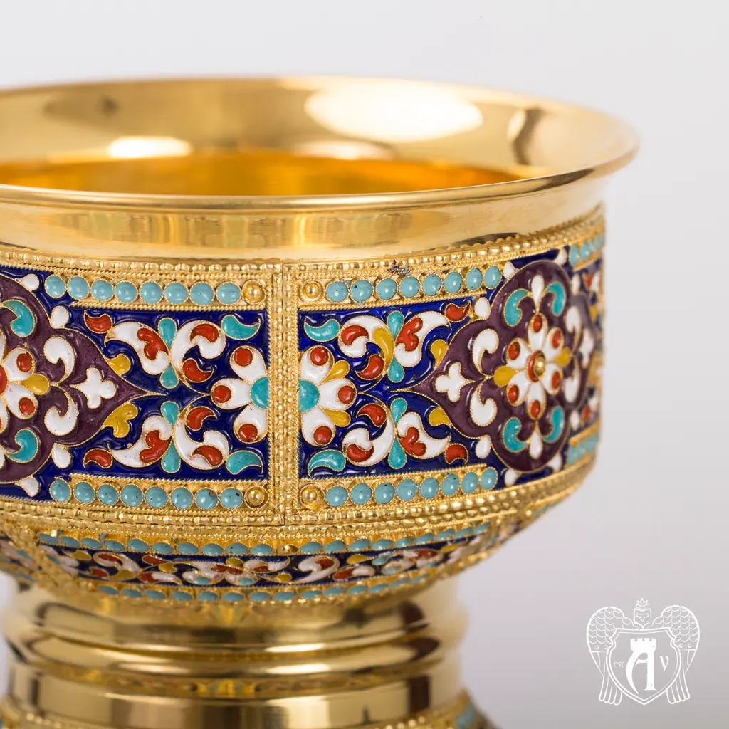 Серебряный самовар электрический «Царский» - фото 5