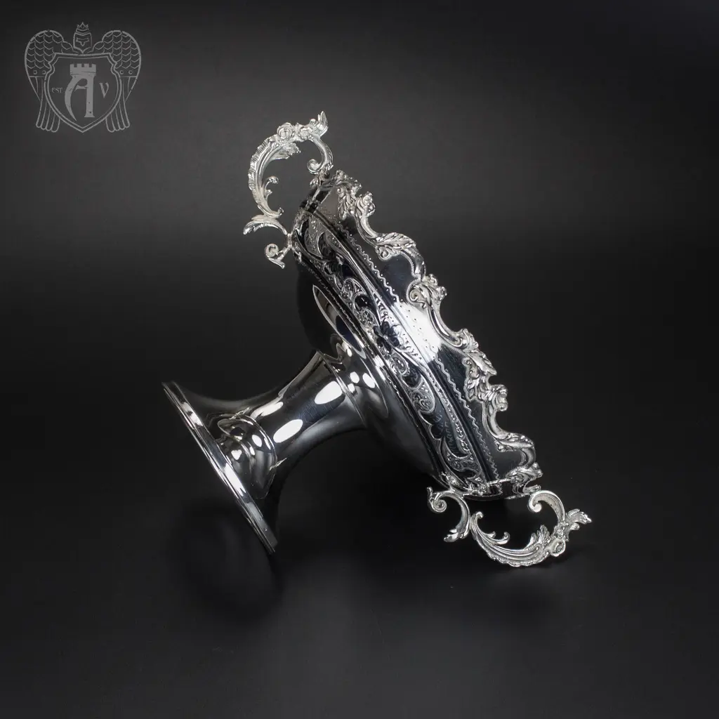 Серебряная ваза для фруктов и сладостей «Валенсия» - фото 2