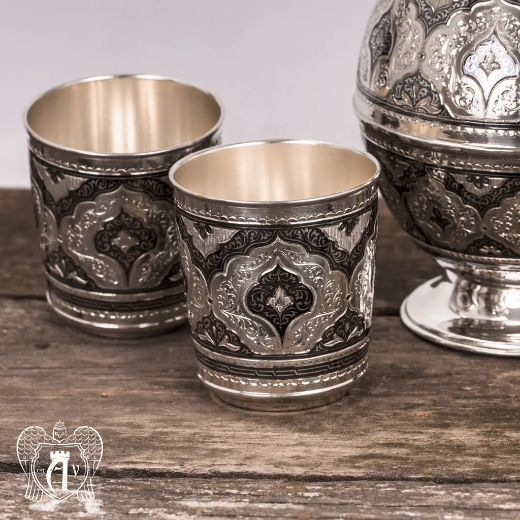 Стакан серебряный «Витязь» - фото 4