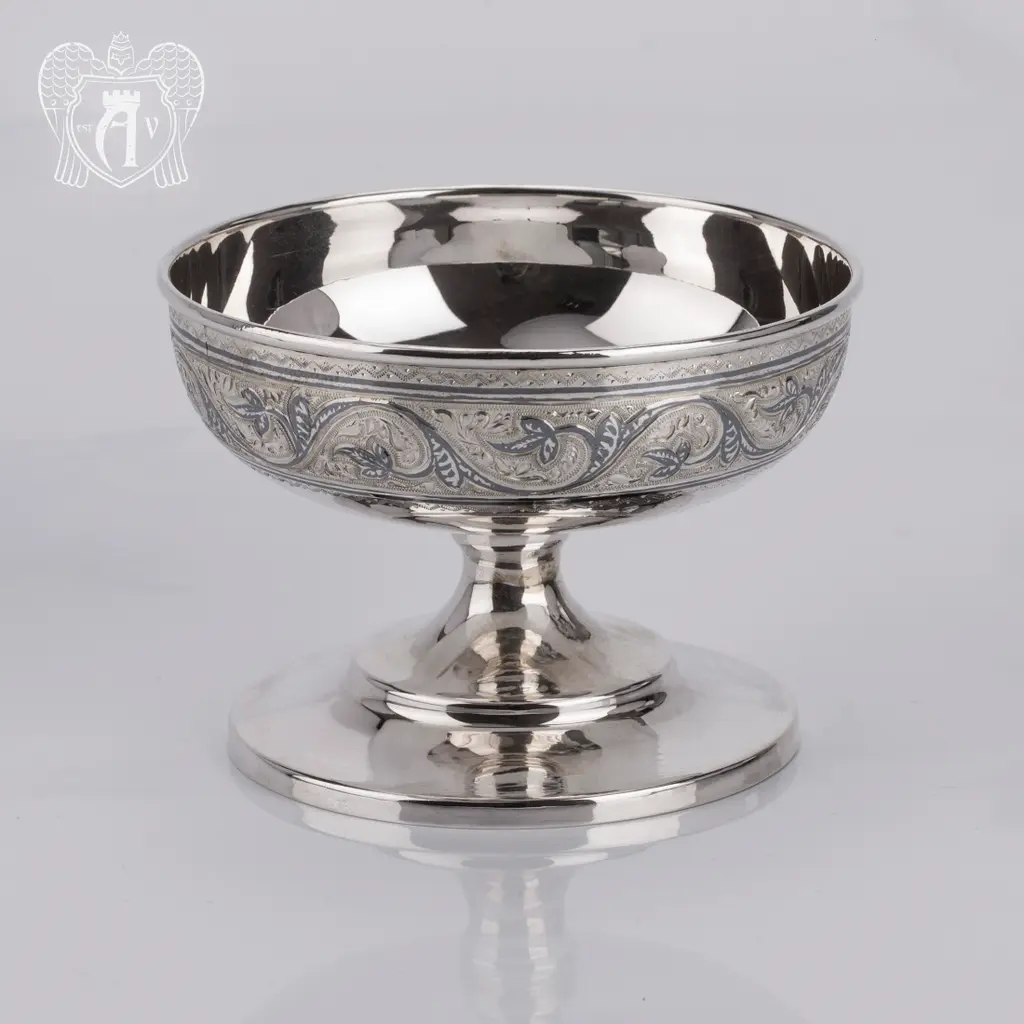 Серебряная вареньица\\креманка «Чайная» - фото 2