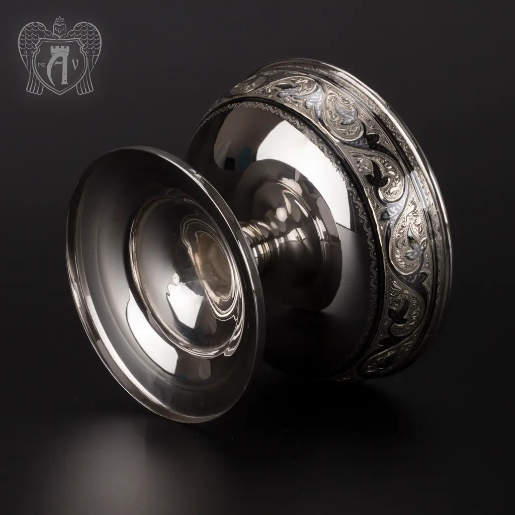 Серебряная вареньица\\креманка «Чайная» - фото 3