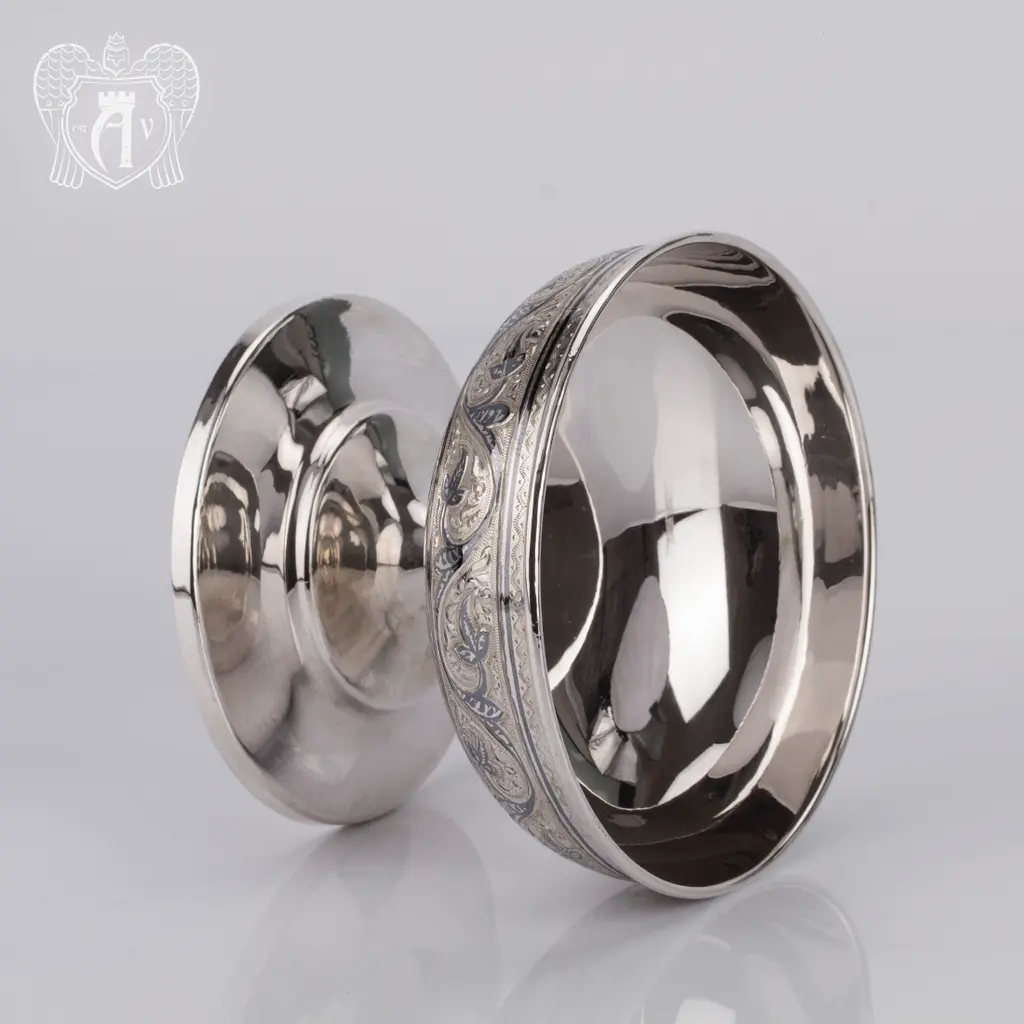 Серебряная вареньица\\креманка «Чайная» - фото 4