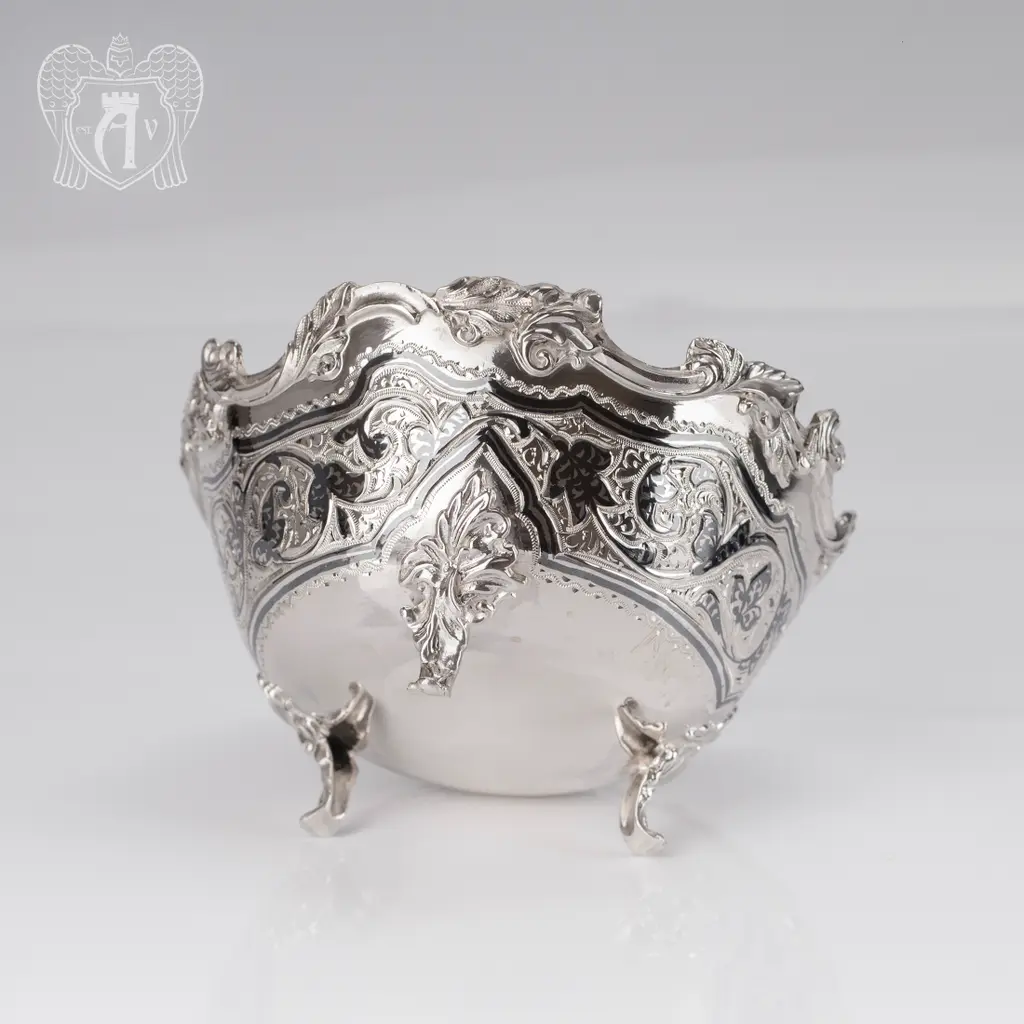 Серебряная сахарница \\ вареньица «Вероника» - фото 4