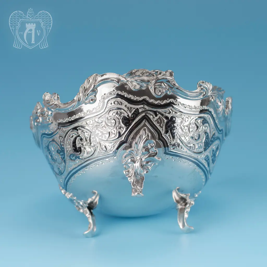 Серебряная сахарница \\ вареньица «Вероника» - фото 5