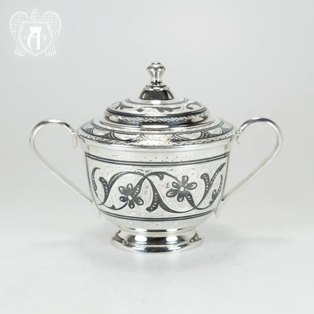 Серебряная сахарница «Аннабель» - фото 2