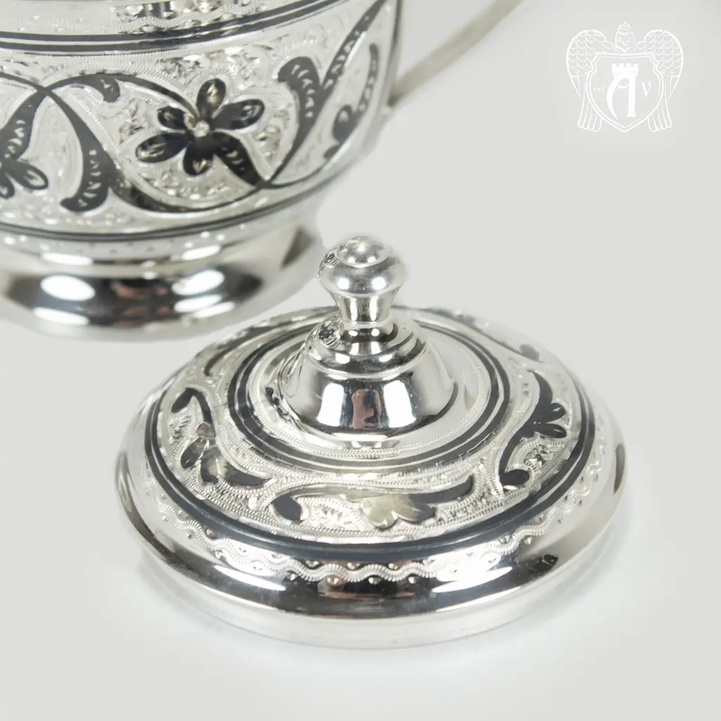 Серебряная сахарница «Аннабель» - фото 3