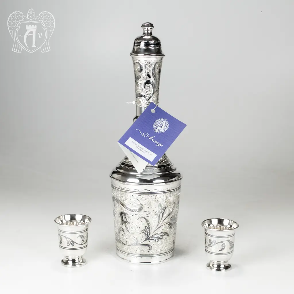 Серебряный водочный набор «Трио» - фото 3