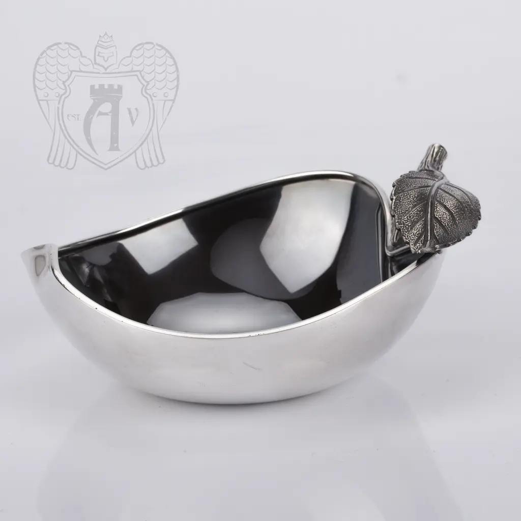 Серебряная конфетница / сахарница «Apple» - фото 2