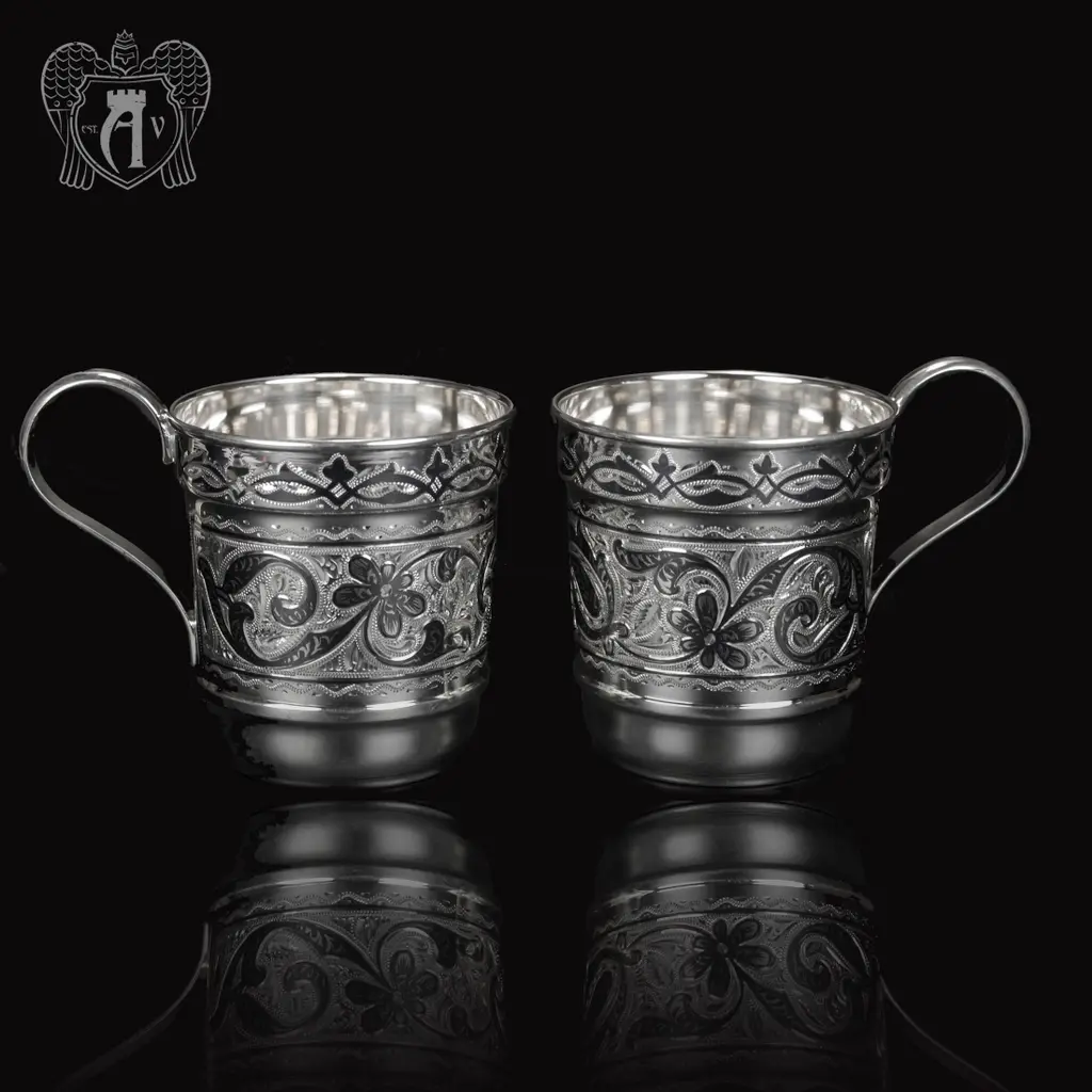 Набор серебряных кружек «Фордевинд» - фото 4
