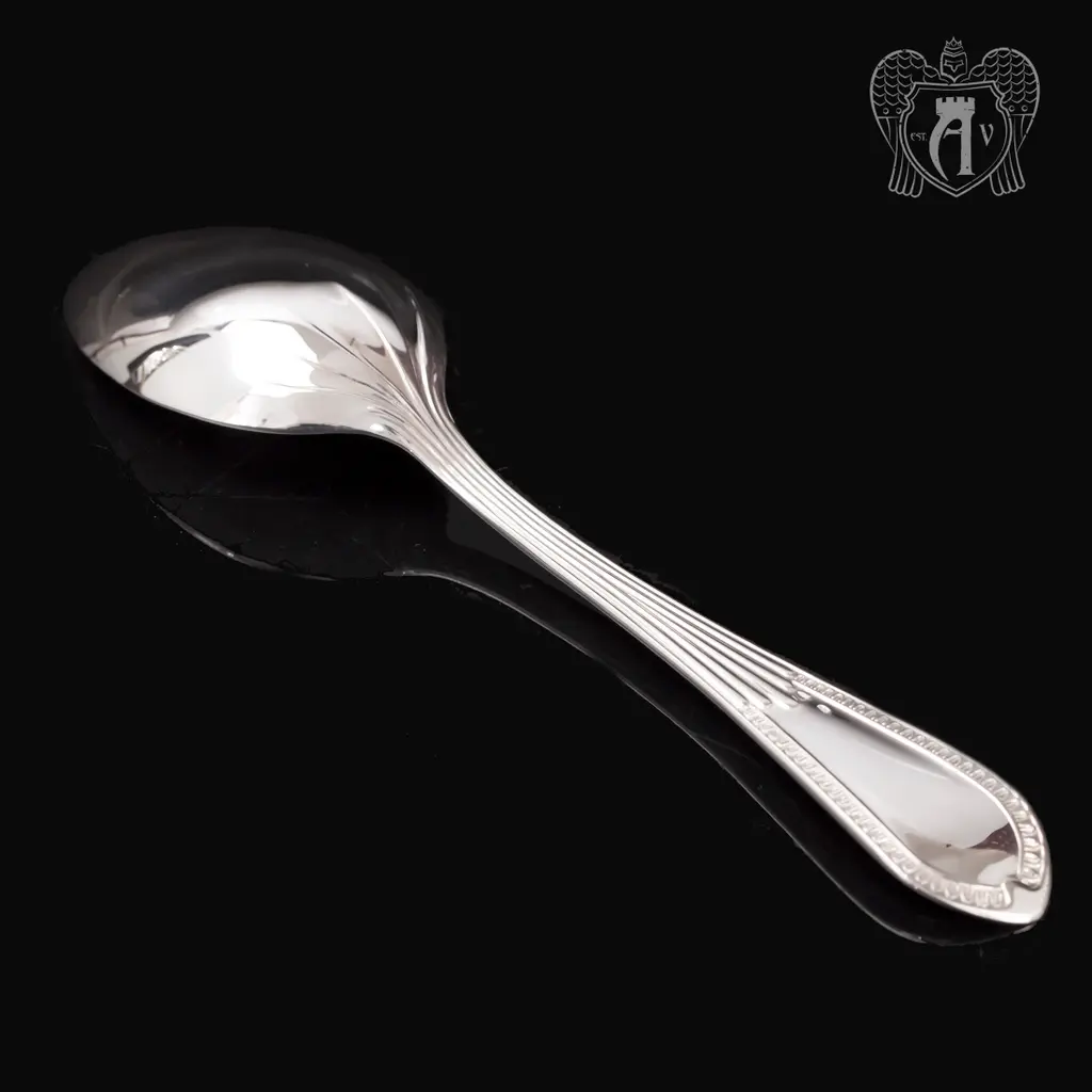 Столовый набор из серебра на 6 персон «Элегант» 18 предметов - фото 6