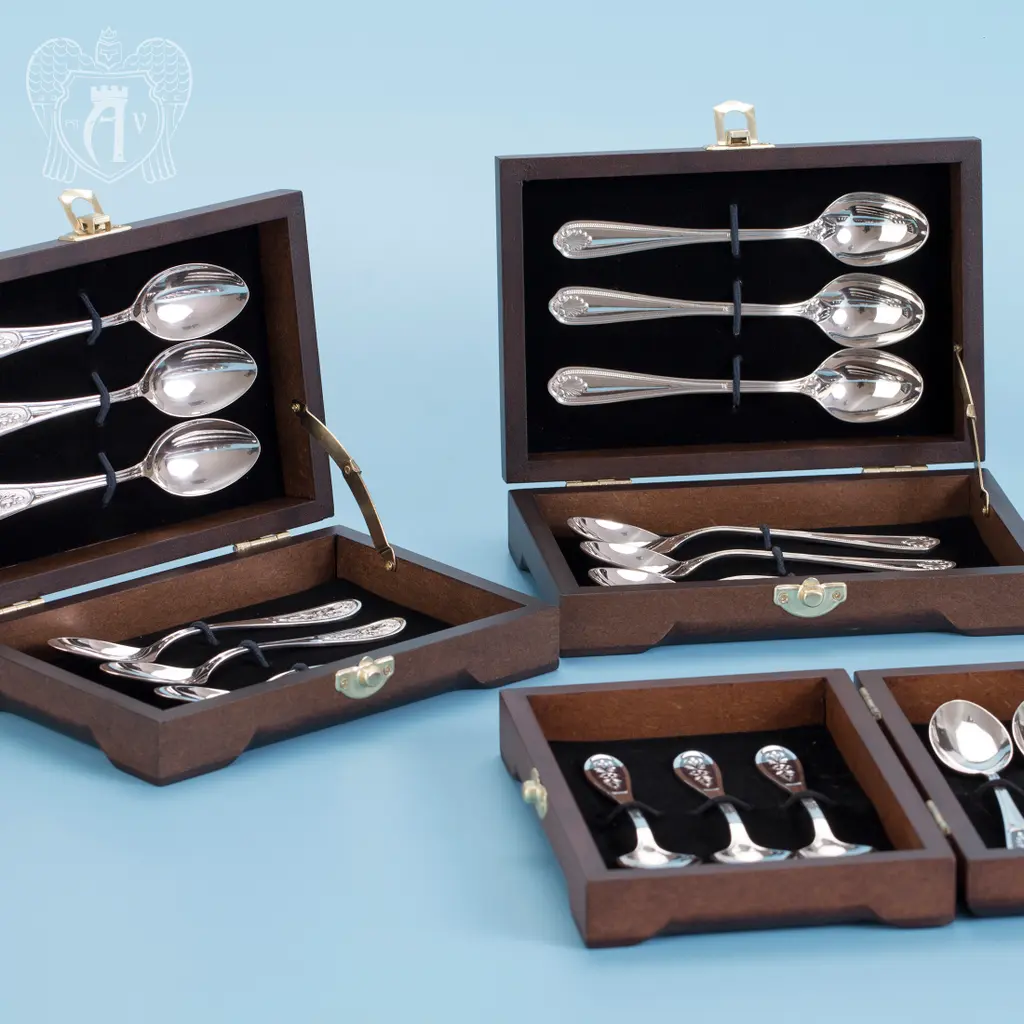 Чайные ложки Кубачинские ручной работы «Кубачи» комплект 6 шт - фото 5