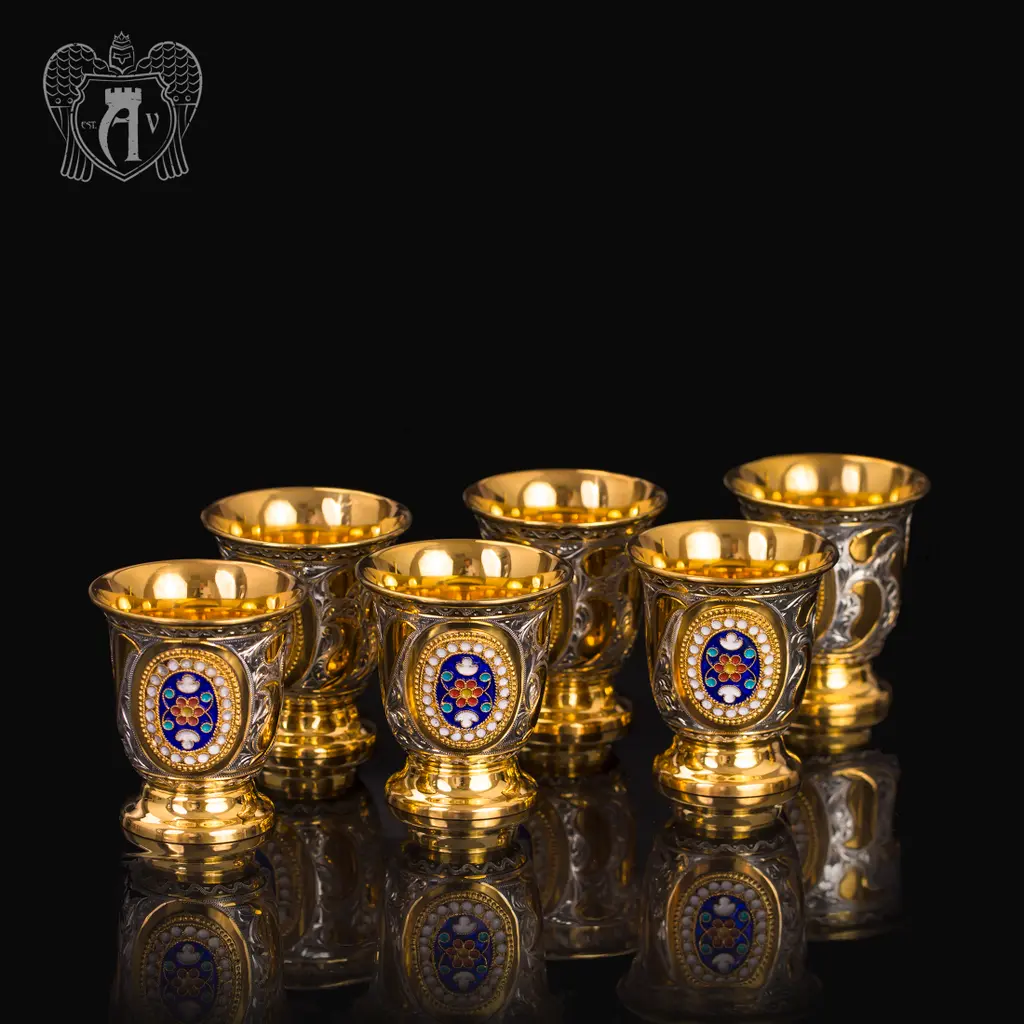 Серебряный коньячный сервиз «Императорский» - фото 4