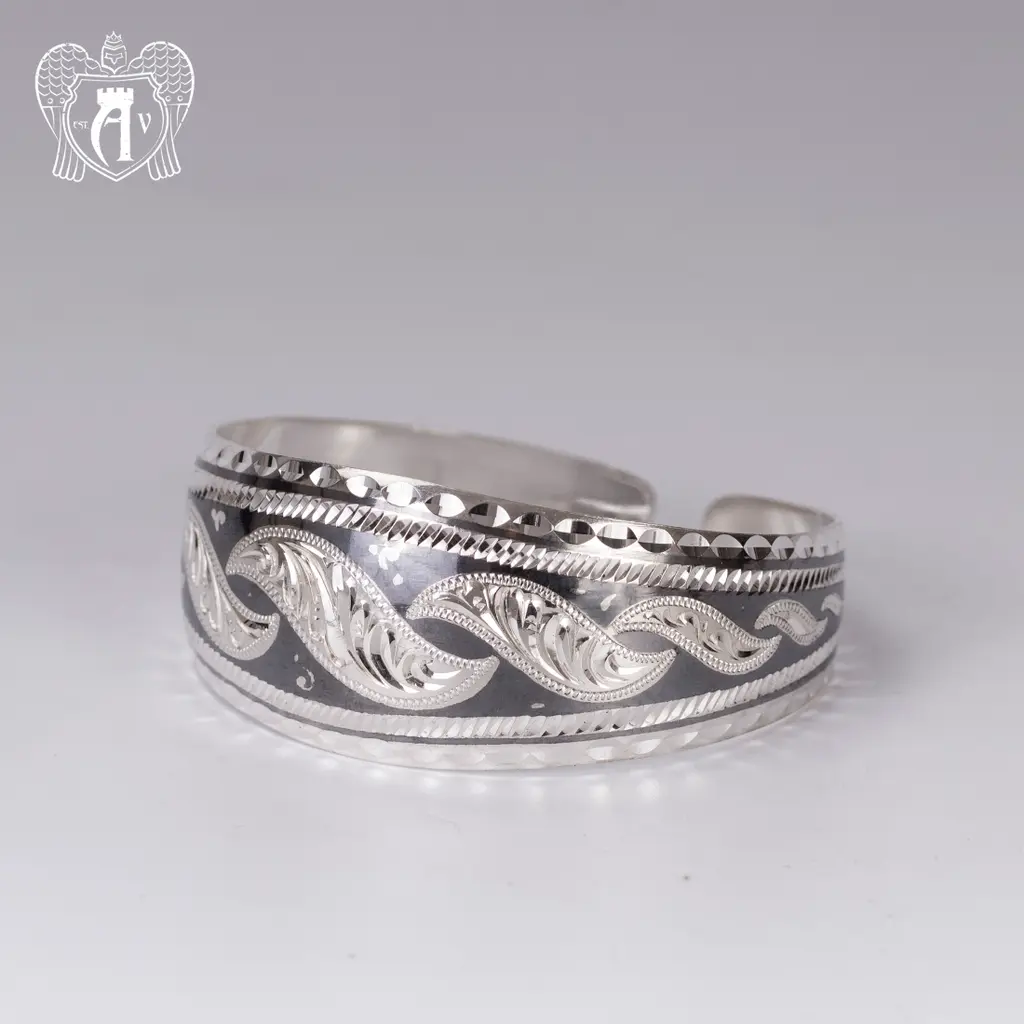 Серебряный кубачинский браслет «Рагнеда» - фото 3