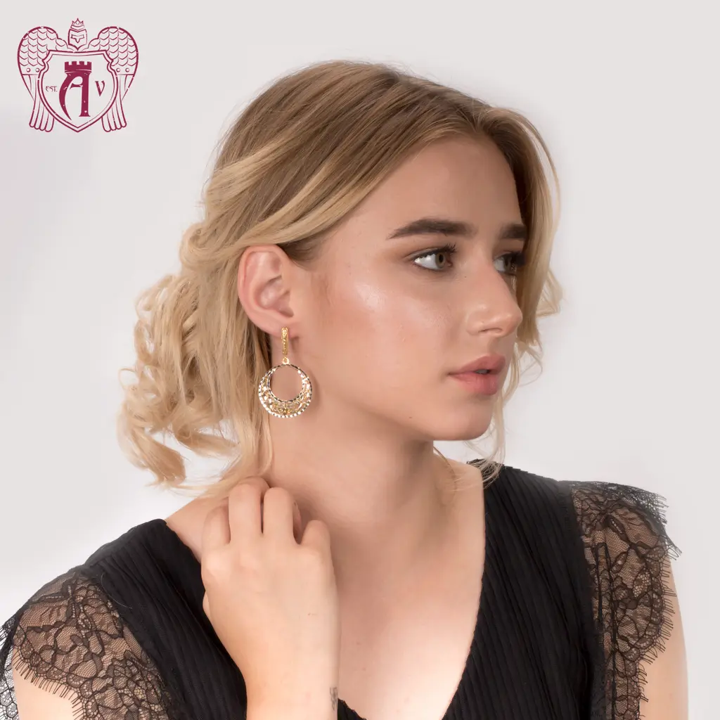 Серьги кубачинские «Южанка» - фото 3