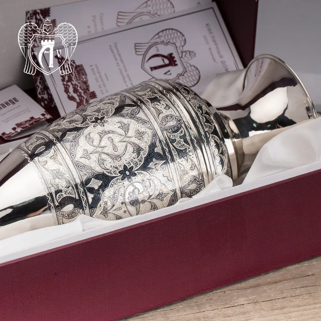 Ваза серебряная «Маркиза» - фото 3