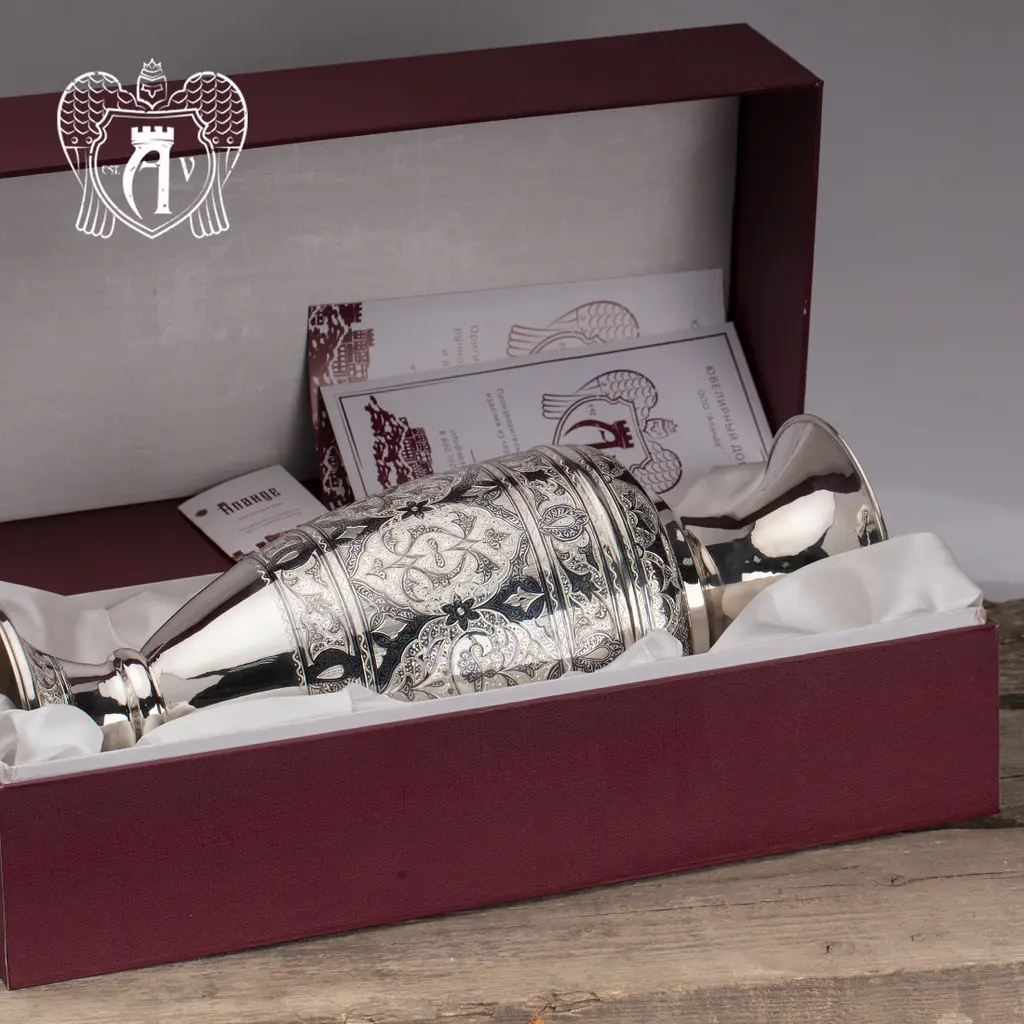 Ваза серебряная «Маркиза» - фото 4