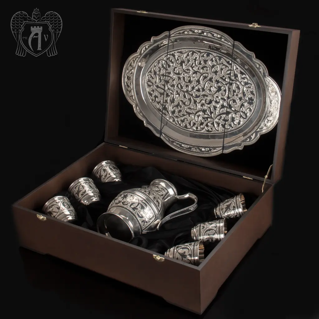 Набор для воды из серебра «Живая вода» - фото 3