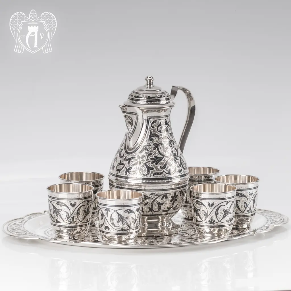 Набор для воды из серебра «Живая вода» - фото 2