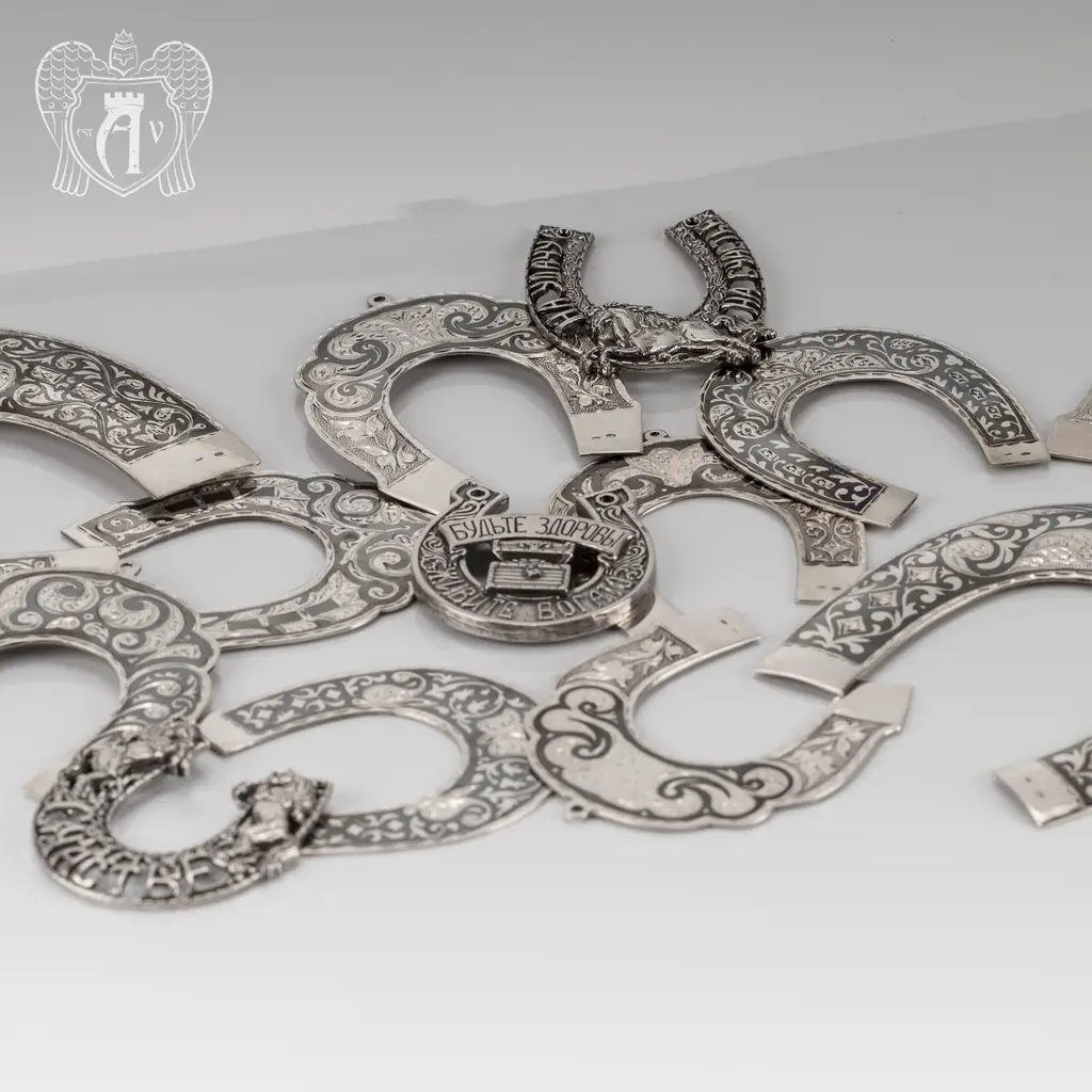 Серебряная подкова «Счастье в дом» - фото 4