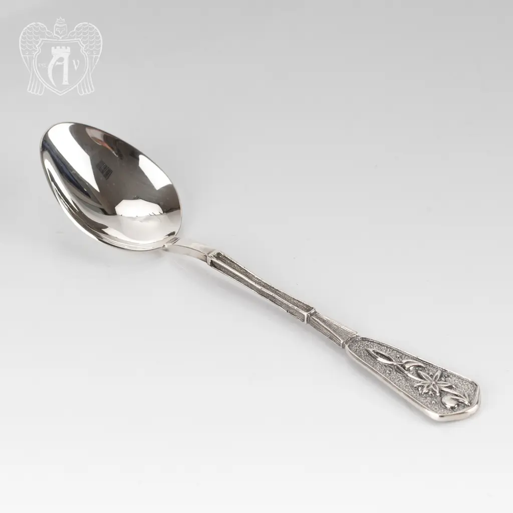 Серебряная чайная ложка  «Гладиолус» - фото 2