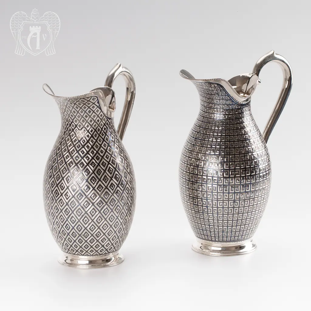 Кувшин серебряный «Пески времени» - фото 6