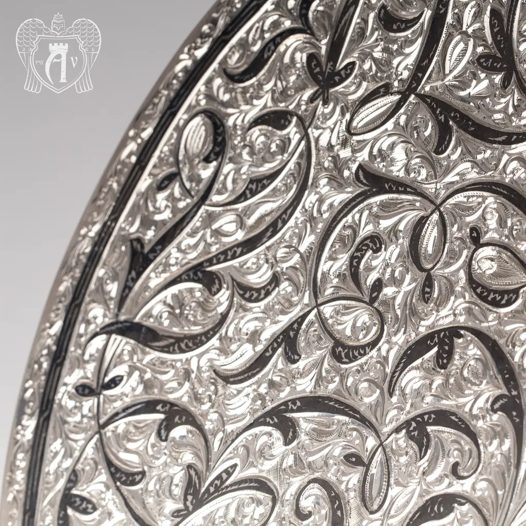 Блюдо из серебра «Маркиза» - фото 3