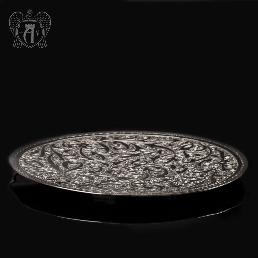 Блюдо из серебра «Маркиза» - фото 4