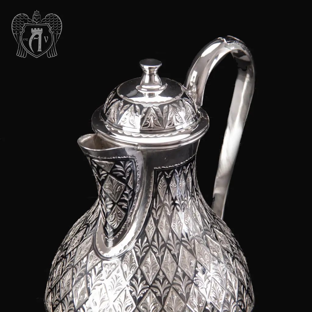 Серебряный кувшин маленький «Княжеский» - фото 2