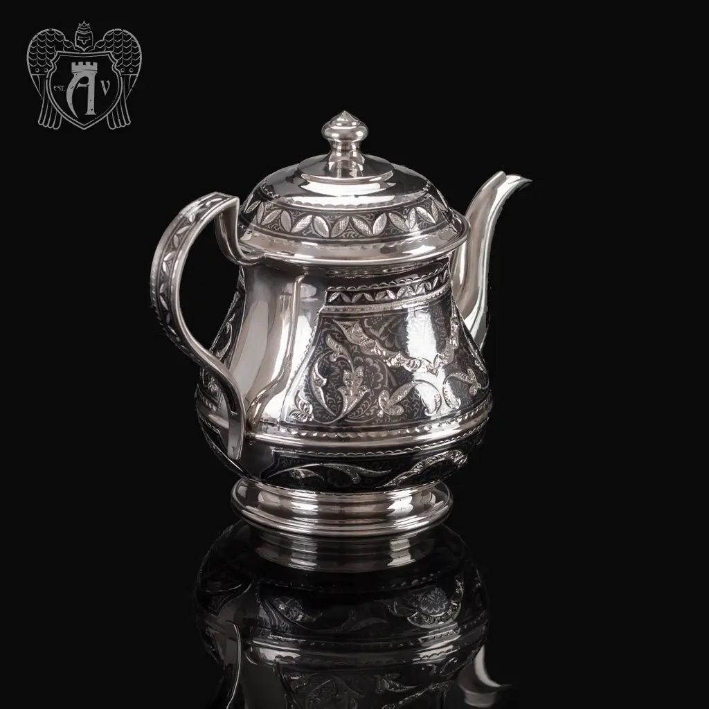 Серебряный чайник «Традиция» - фото 2