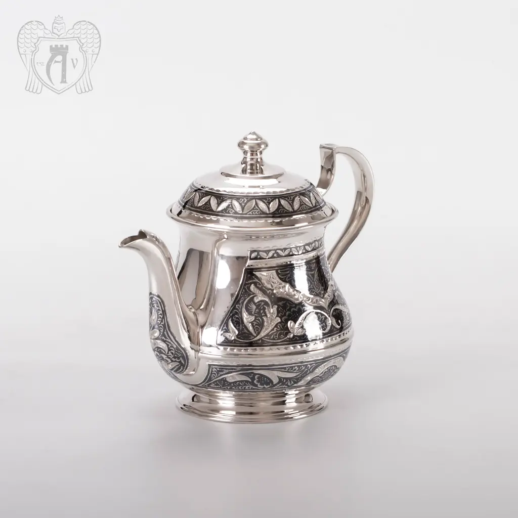 Серебряный чайник «Традиция» - фото 4