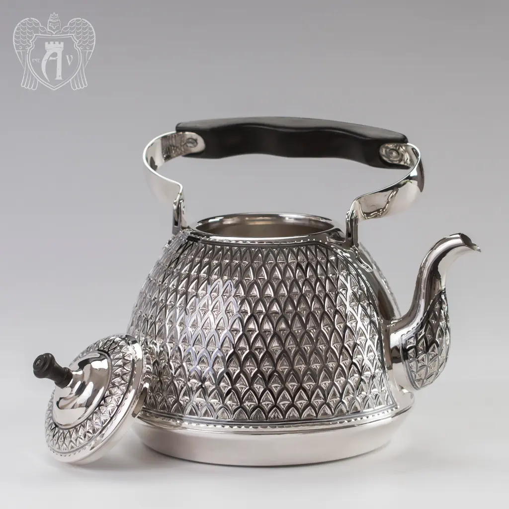 Серебряный чайник для кипячения «Восход» - фото 3