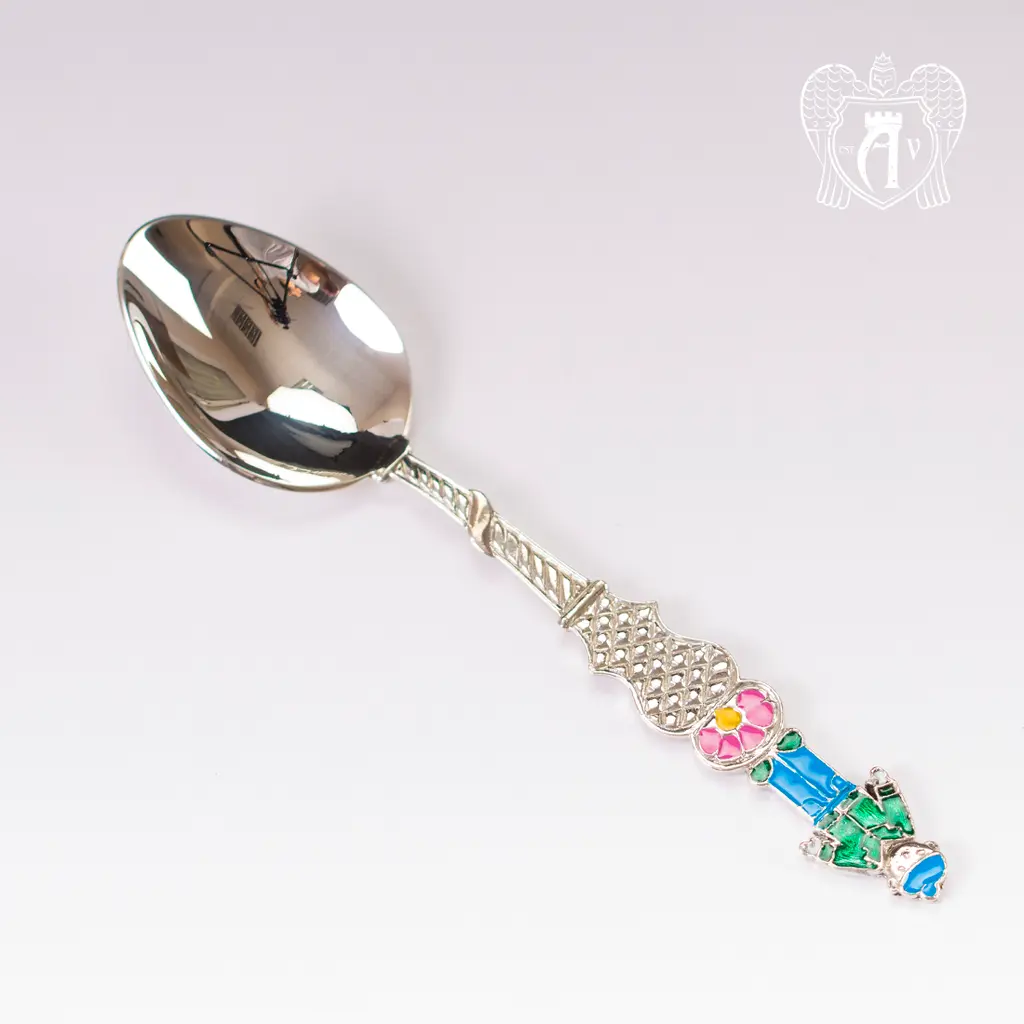 Серебряная чайная ложка  «Мальчик 2» - фото 2