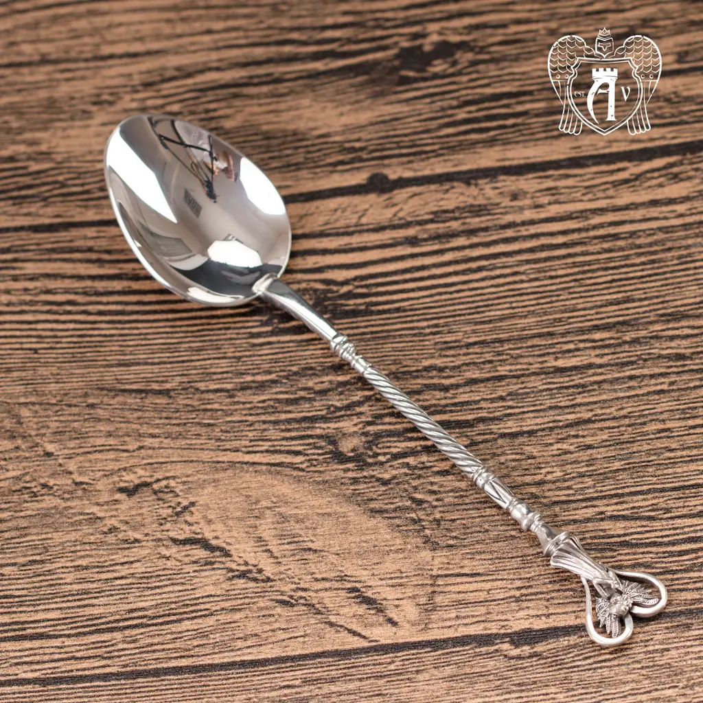 Серебряная чайная ложка  «Ангел Хранитель» - фото 3