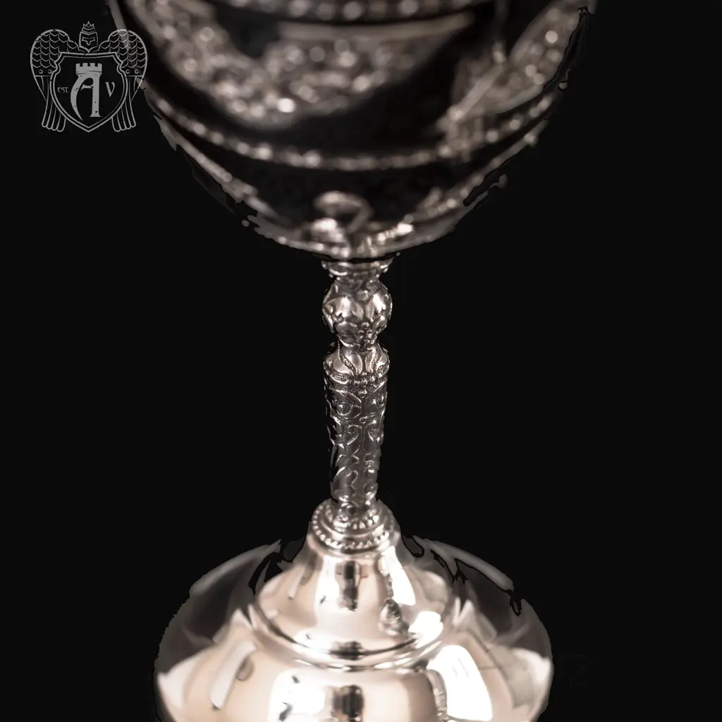 Серебряные бокалы «Люкс» набор 6 шт - фото 4