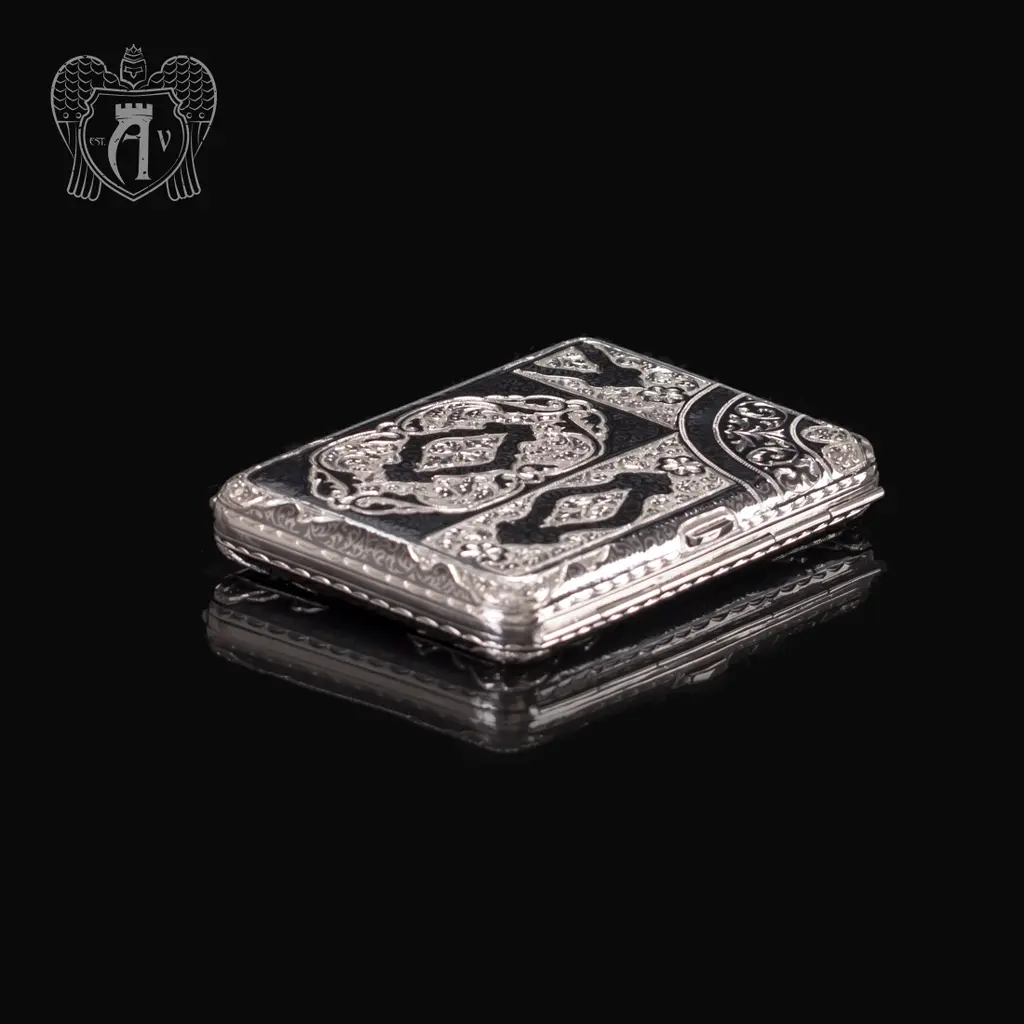 Серебряный портсигар «Дон» - фото 4