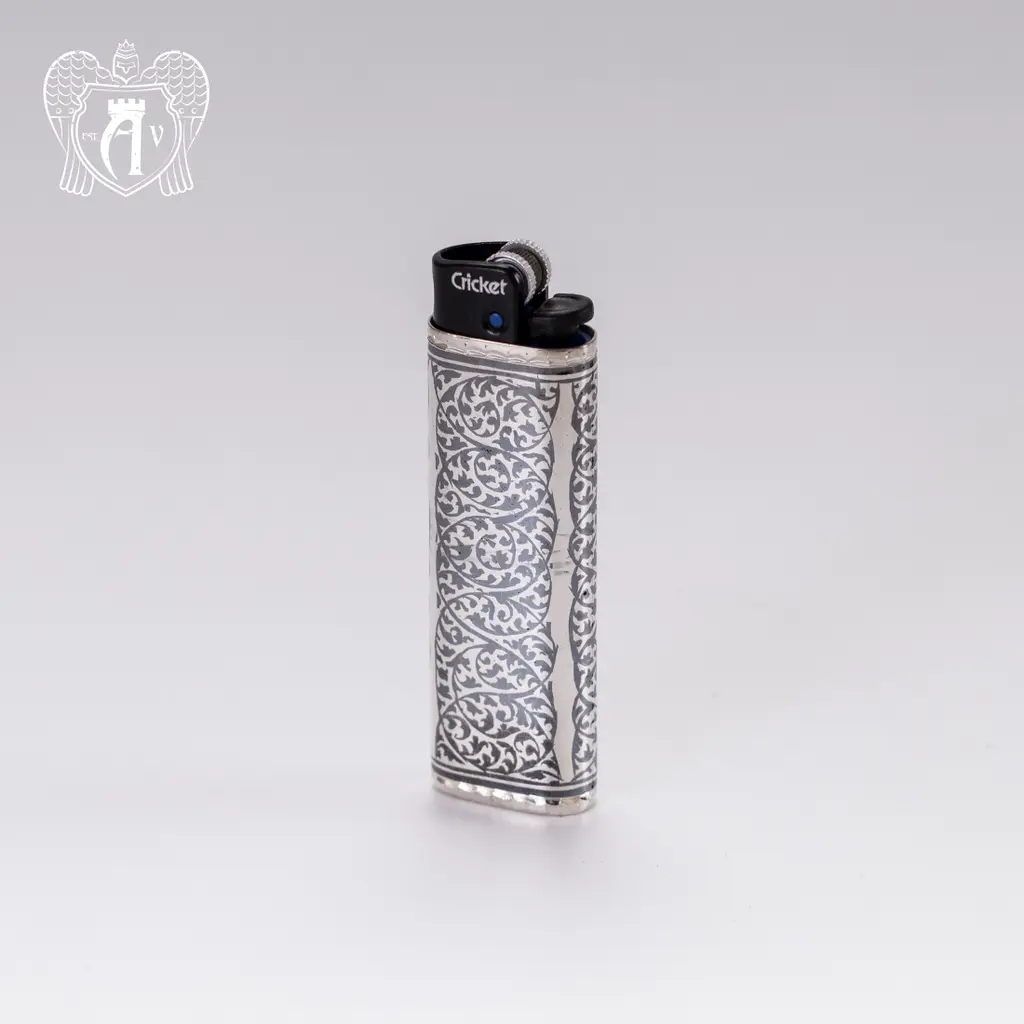 Зажигалка серебряная «Магнат» - фото 2