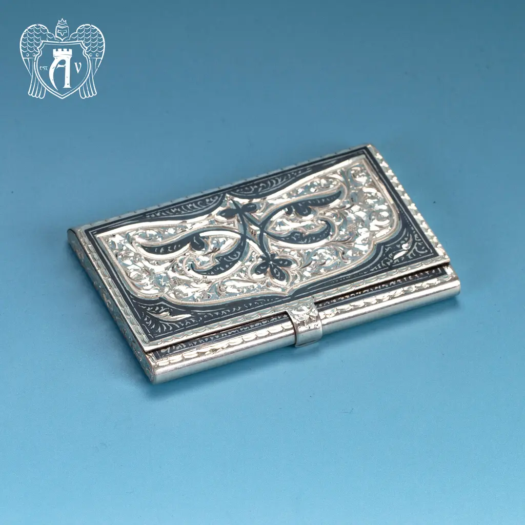 Визитница серебряная «Авантаж» - фото 2