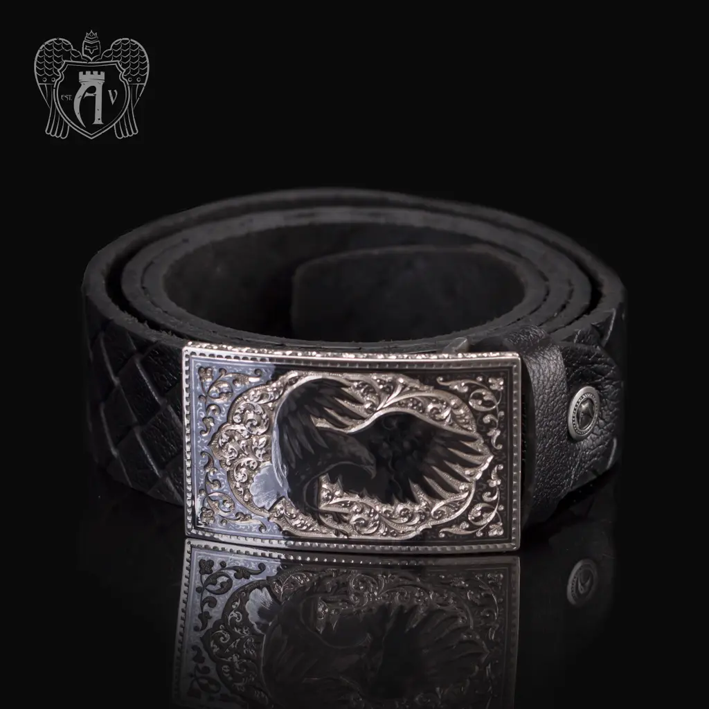 Серебряный ремень «Орел» - фото 3