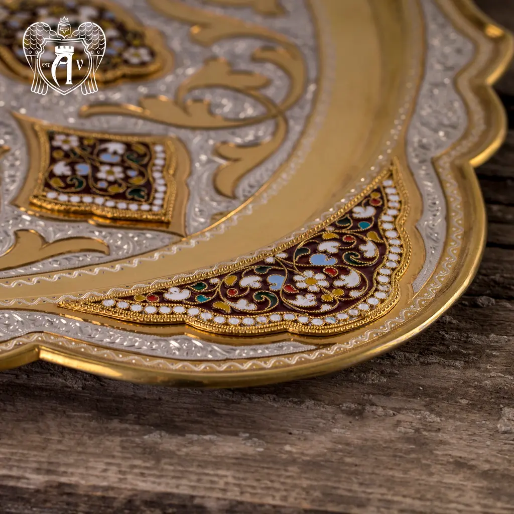 Серебряный поднос «Версаль» - фото 3