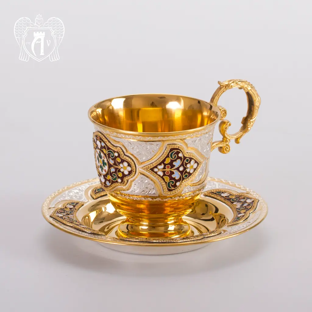 Серебряная чайная пара «Версаль» - фото 2