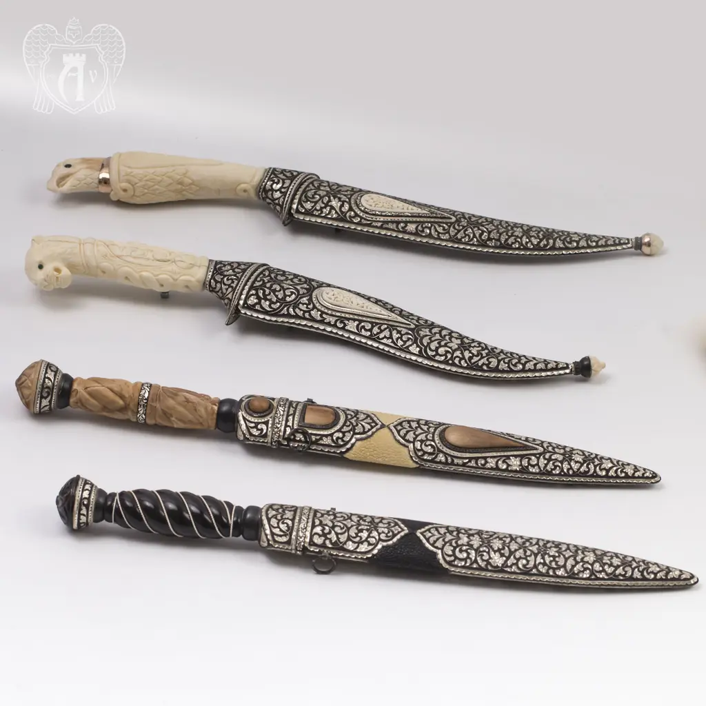 Кинжал из серебра (турецкий ятаган)  «Гепард» - фото 2