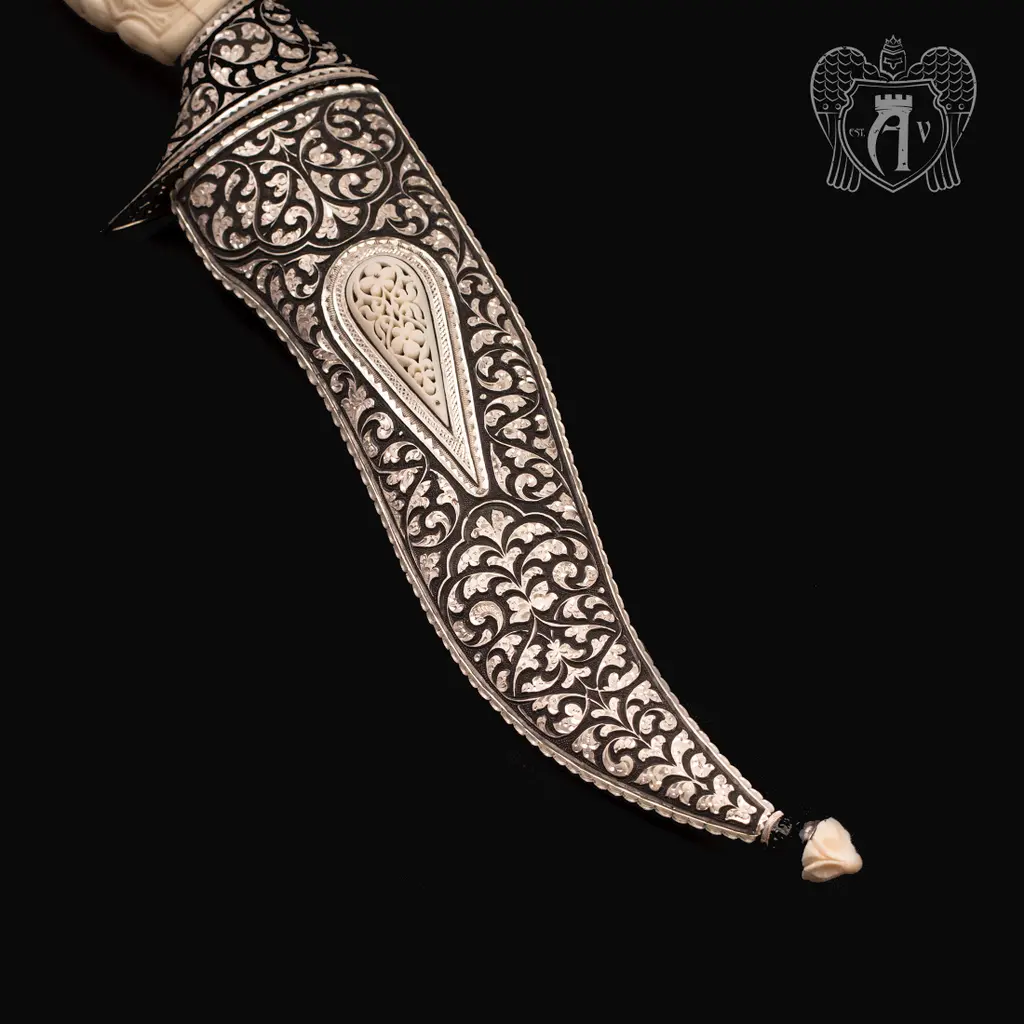 Кинжал из серебра (турецкий ятаган)  «Гепард» - фото 6