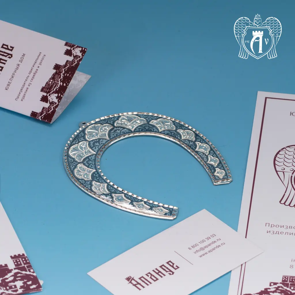 Серебряная подкова «Рог изобилия» - фото 2