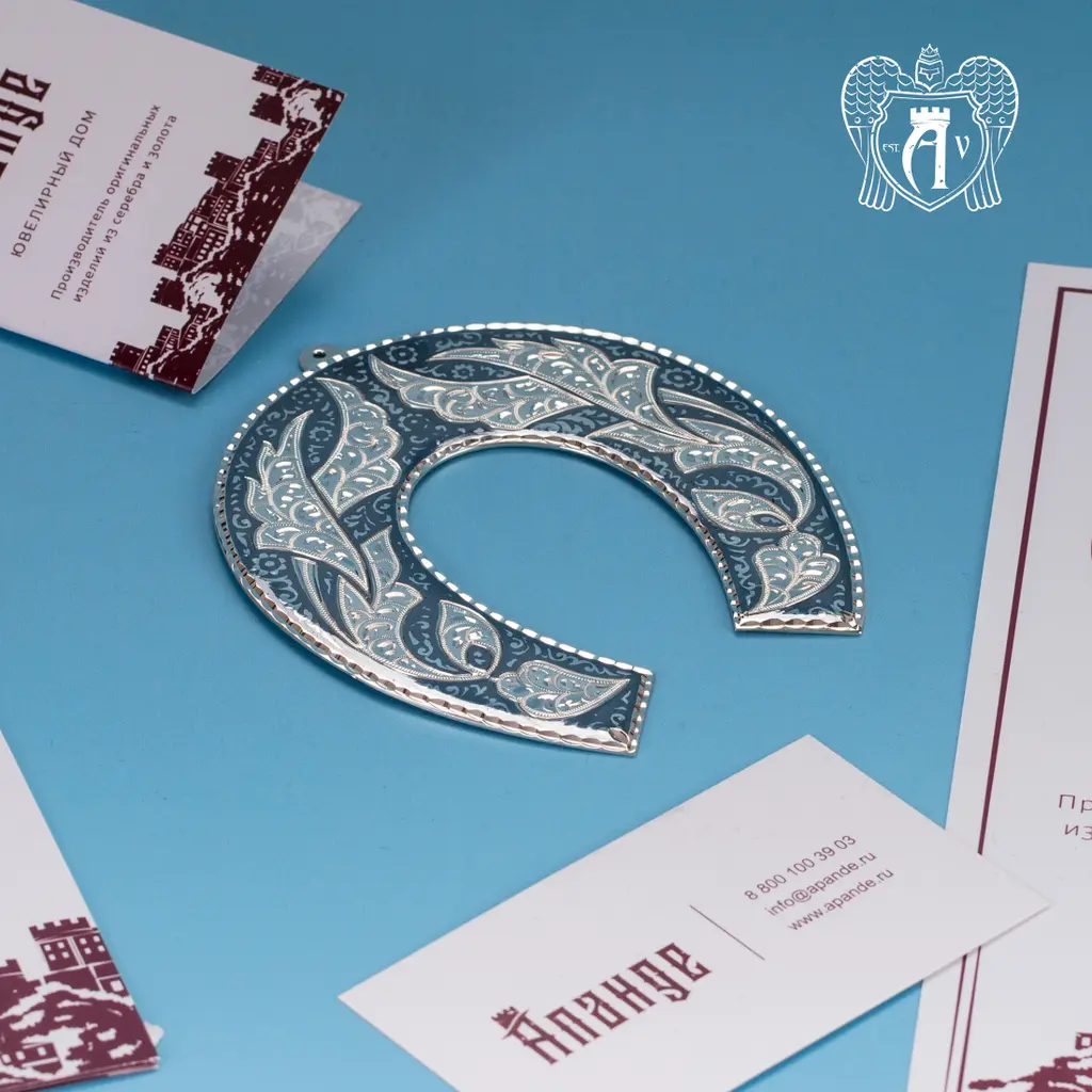 Серебряная подкова «Оберег» - фото 2