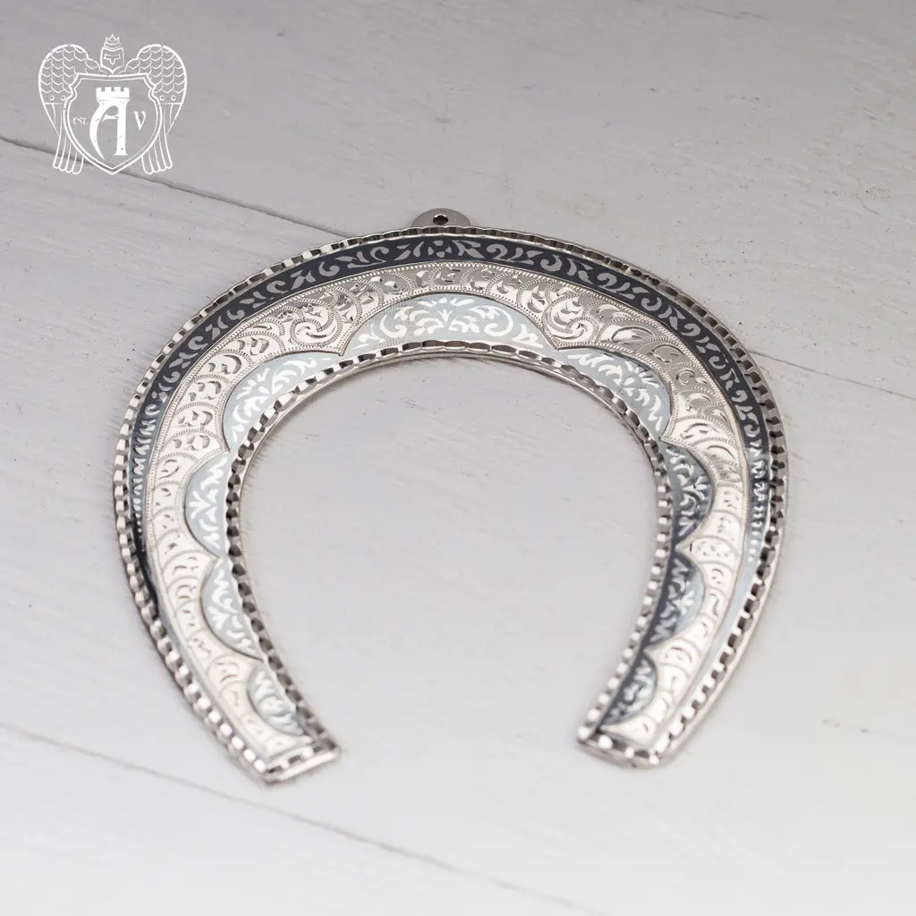 Серебряная подкова «Домашний оберег» - фото 2