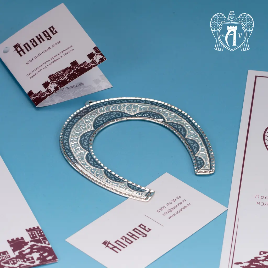 Серебряная подкова «Домашний оберег» - фото 4