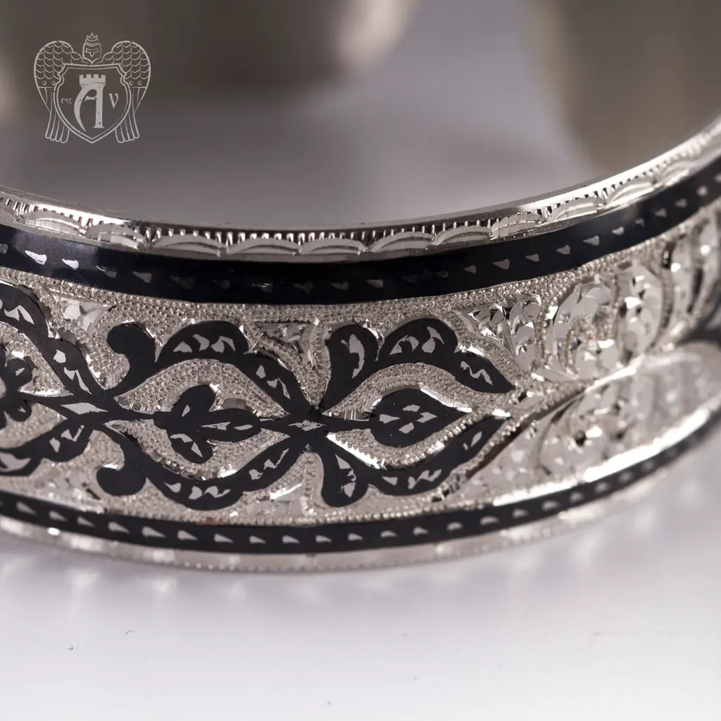 Браслет из серебра кубачинский «Мимоза» - фото 3