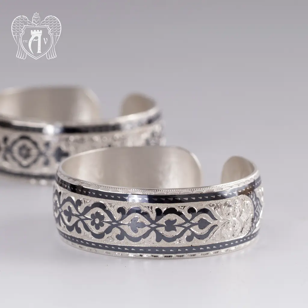 Браслет из серебра кубачинский «Мимоза» - фото 4